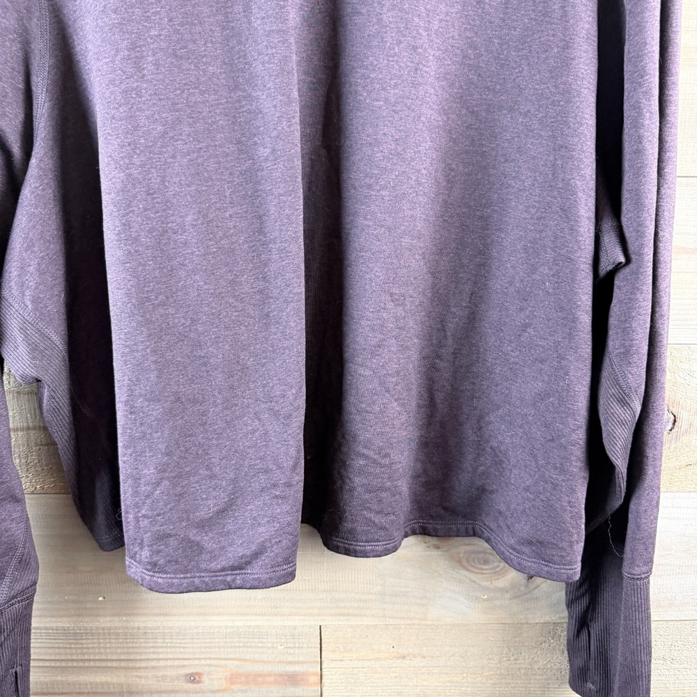 Old Navy Womens Shirt Cozecore Go Dry Crop Active Athelisure Long Sleeve 4X‎ - Picture 3 of 9